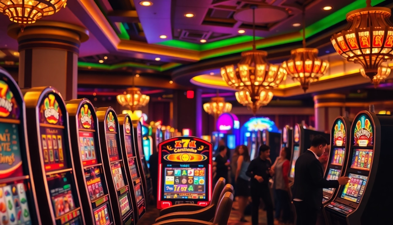 Main attraction of slot88 online, dengan mesin slot yang memikat dan suasana kasino yang bersemangat.