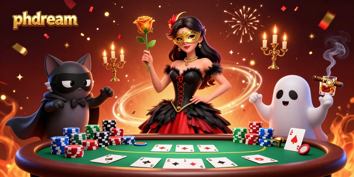 Experience thrilling gameplay in phdream with a mesmerizing 3D digital illustration showcasing a vibrant casino scene.