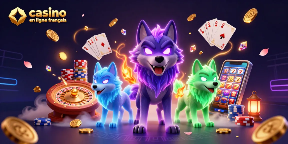 Gagnez au casino en ligne français avec des jeux variés et des offres captivantes, entouré de richesses.