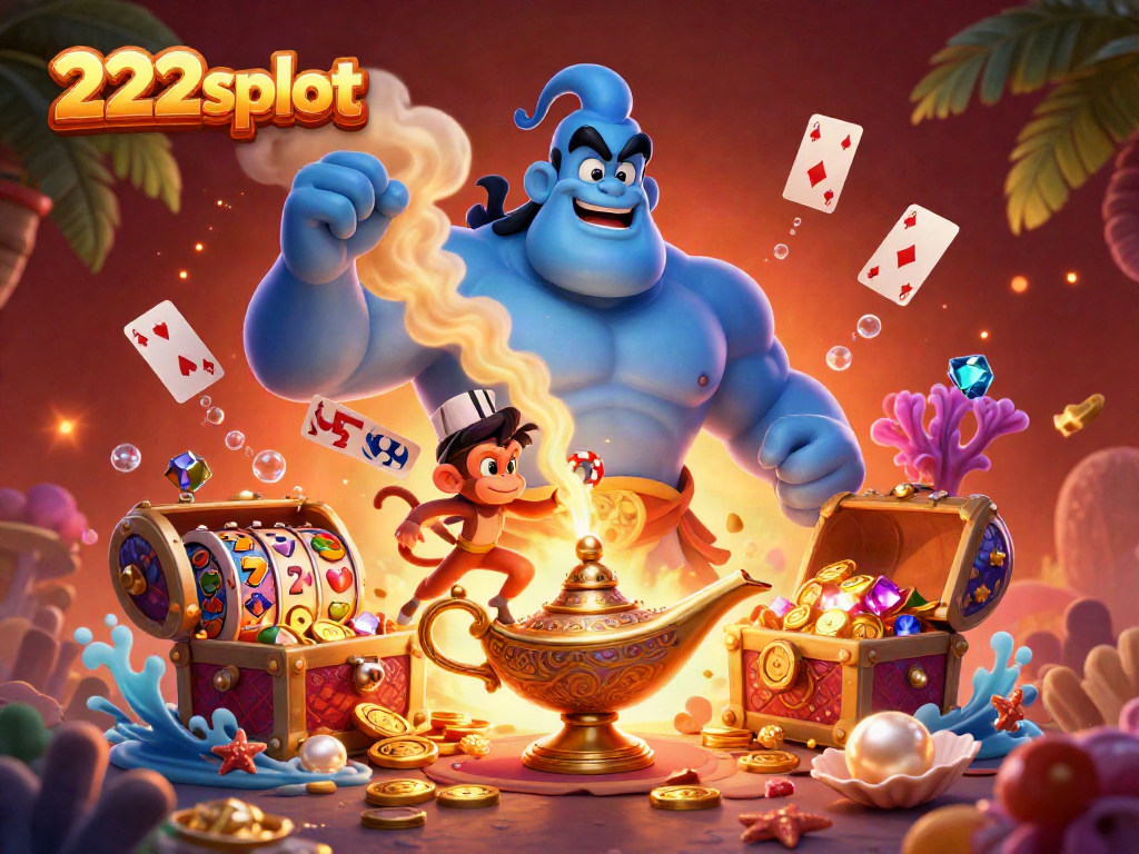 Permainan slot 222slot sempurna dengan genie dan kekayaan yang berlimpah, gambaran magis!