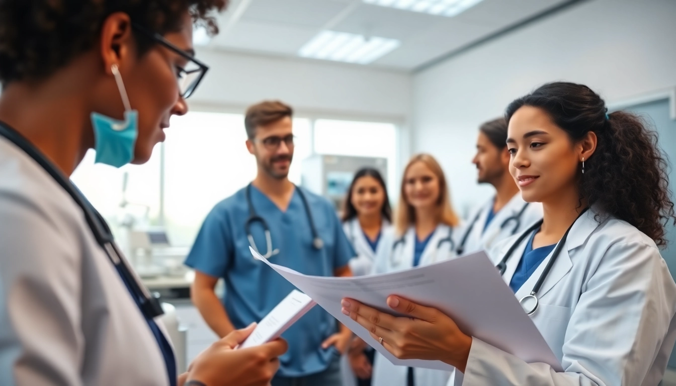Collaboration of healthcare professionals at https://www.medexdtc.com clinic showing their commitment to patient care.