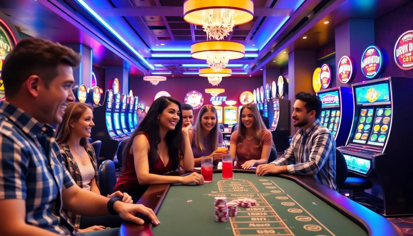 Experience the excitement of a lively non gamstop casino atmosphere with engaging gaming options.