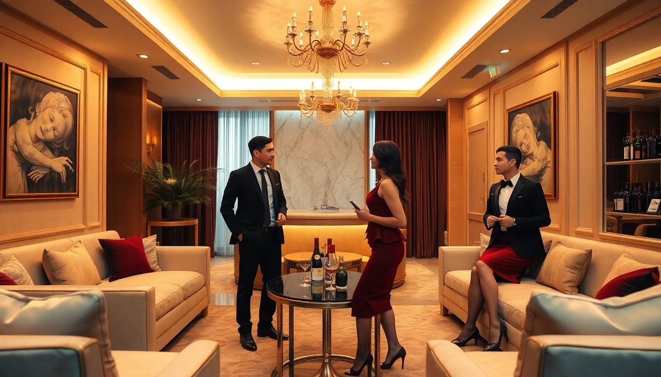 Singapore escort service lounge featuring elegant ambiance and stylish companions.