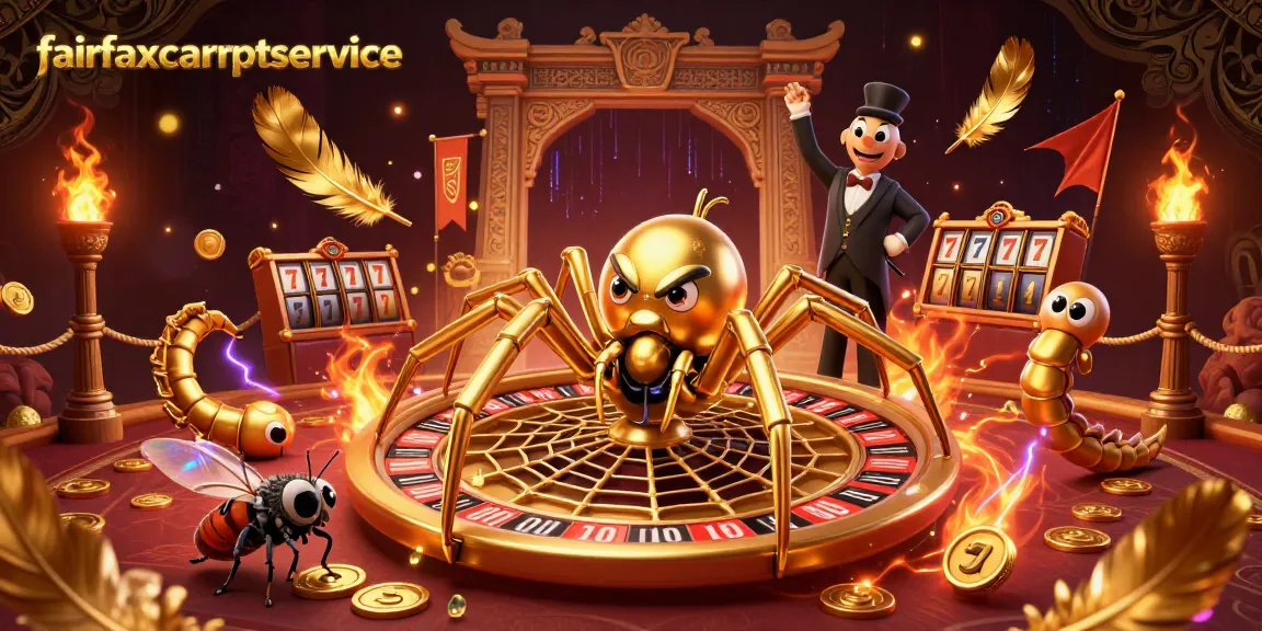 Experience the thrill of winning at fairfaxcarpetservice with a vibrant 3D casino illustration full of action.