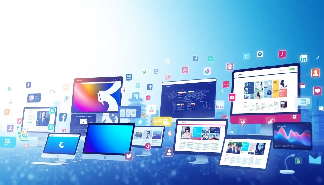 Explore various Website Alternative platforms showcased on digital devices.