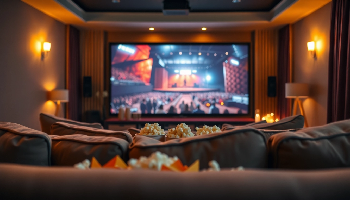 ดูหนังออนไลน์ ในบรรยากาศของโรงภาพยนตร์ที่บ้านที่อบอุ่น