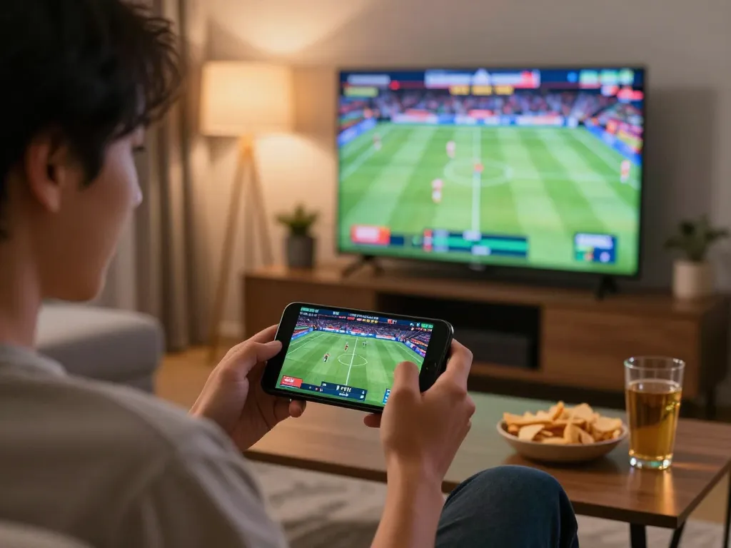 Experience fb88's mobile sports betting while enjoying a cozy home setting with friends.