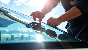 Replace your windshield affordably with Cheap windshield replacement Denver service showcasing skilled technicians.