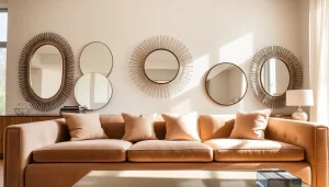 Shop unique designer mirrors from https://merithome.co.uk in a stunning interior setting.