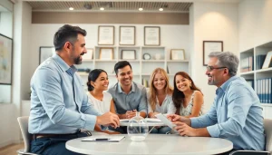 Consultation at https://www.buckheadfamilylaw.com, lawyer guiding a family in a professional environment.