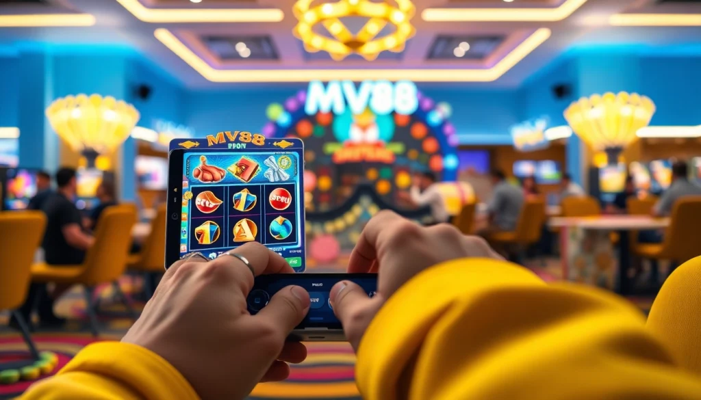 Engaging MV88 game experience showcasing vibrant graphics and a user-friendly interface.