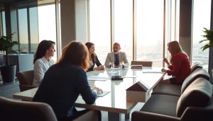 Bewerten Sie Immobilien auf https://frankfurt-haus-bewerten.de in einem modernen Frankfurter Büro mit Experten.