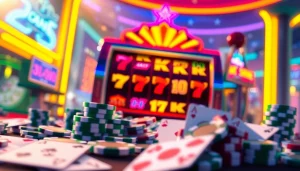 Mengguncang layar dengan kaisar800 slot, mesin slot berputar dan simbol berwarna-warni menciptakan suasana kasino yang energik.