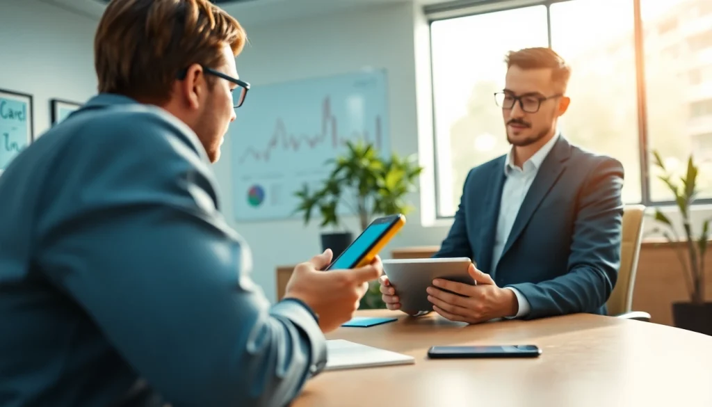 신용카드 현금화 방법을 설명하는 금융 전문가의 모습입니다.