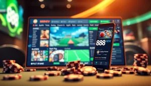 Experience the innovative 888 new online betting platform and its user-friendly interface.