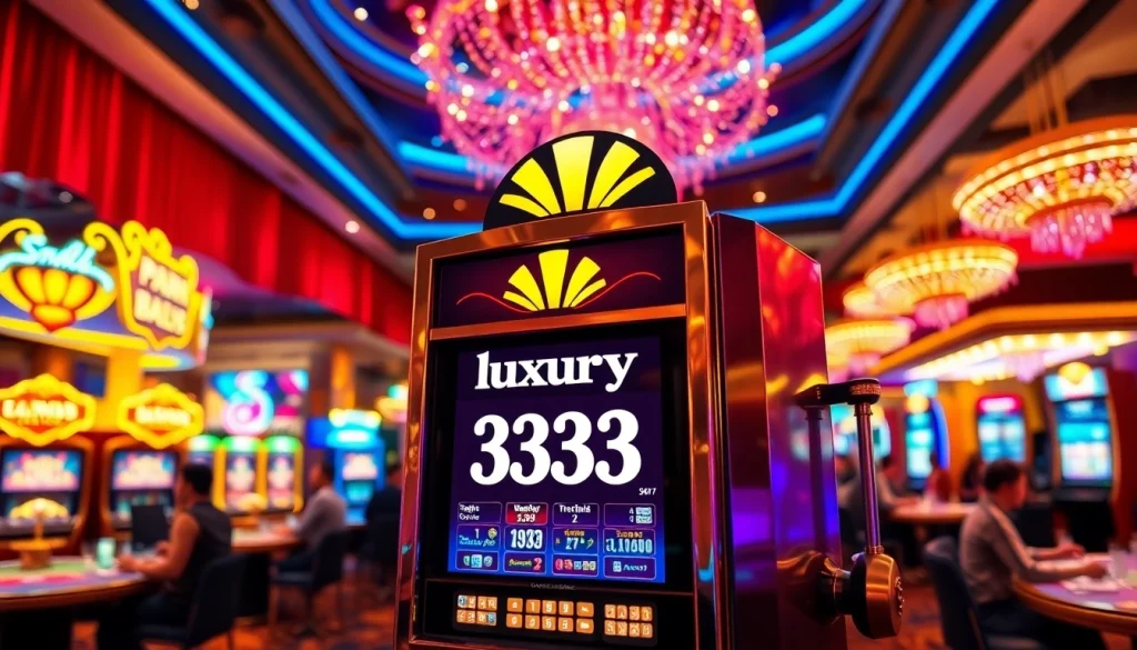 Menangkan jackpot dengan bermain di slot luxury333 yang dikelilingi oleh suasana kasino mewah.