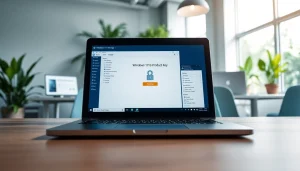Unlock your device with a Windows 11 Pro Product Key displayed on a professional laptop.