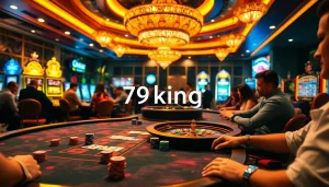 Experience high-stakes excitement at 79king with vibrant casino games and players in action.