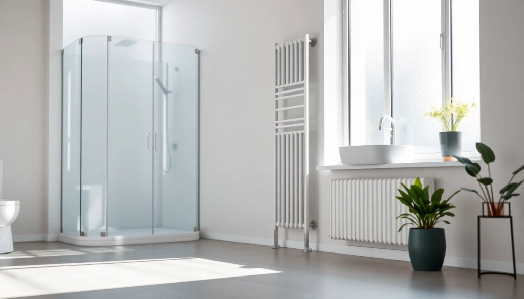 Entdecken Sie elegante Badezimmerlösungen mit sonni sanitär Produkten in einem modernen Setting.