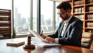 Consult with https://www.timgrabeattorney.com attorney in a modern office setting, building trust and professionalism.