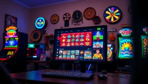 Mengakses https://diantogel.com/ pada perangkat gaming dengan suasana menarik.