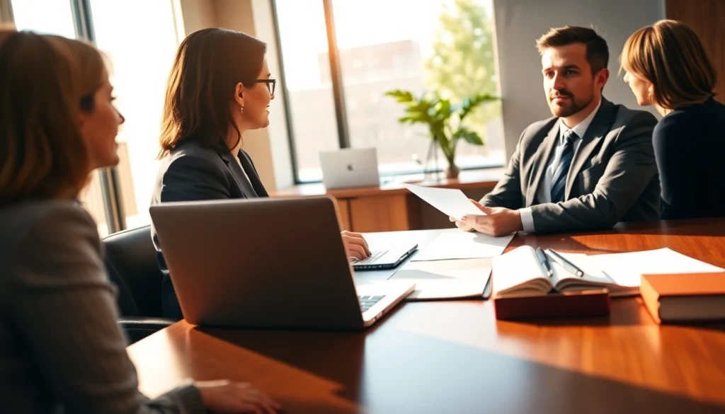 Consultation at https://www.agslawfirm.com showcasing a professional attorney assisting clients.