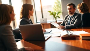 Consultation at https://www.agslawfirm.com showcasing a professional attorney assisting clients.