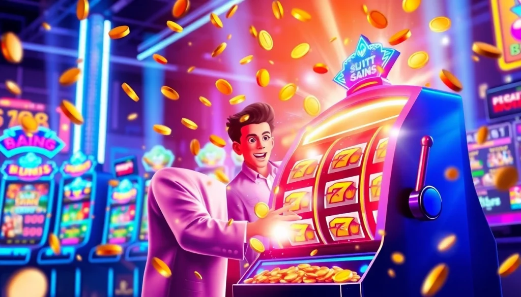 Mengambil bagian dalam lipat4d slot dengan mesin slot nyaman dan cahaya yang berkilauan.