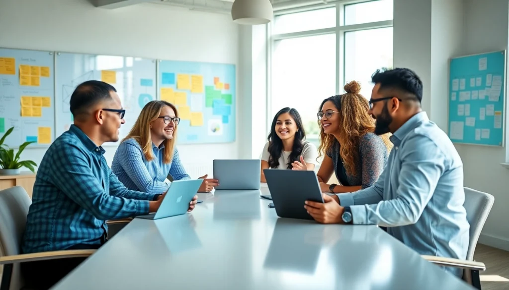 Elevate your strategy with Good Wolf Marketing through a collaborative team meeting.