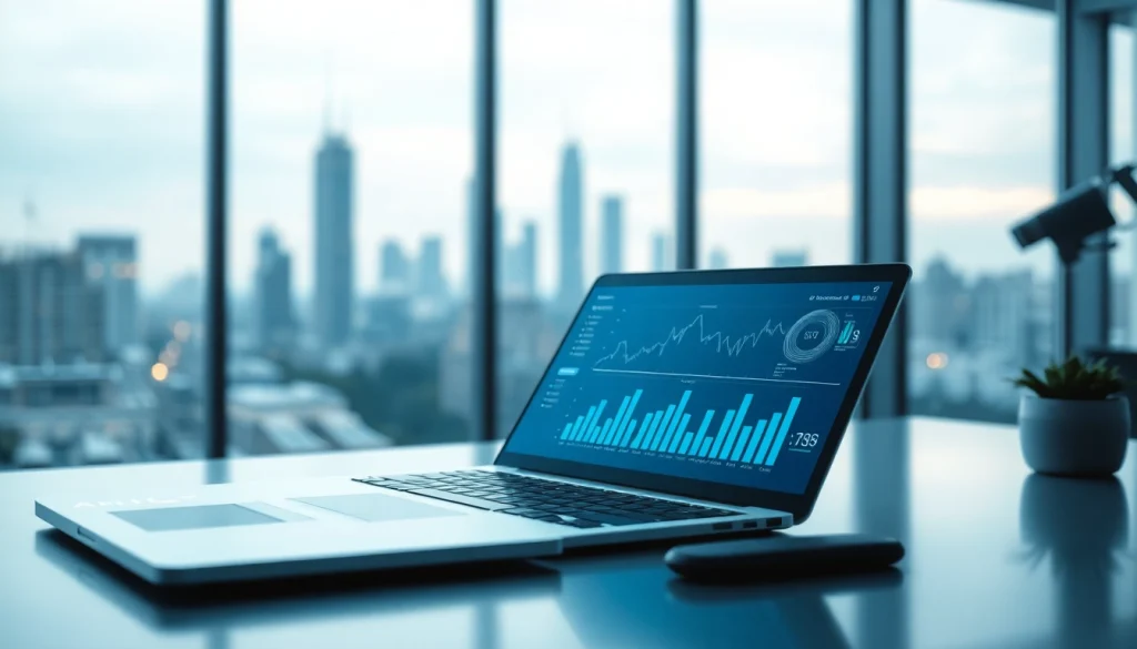 Analyze tech trends at https://mohamedmmblog.tech with a futuristic workspace image.