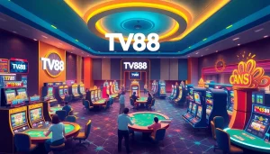 Explore the exciting gaming environment at https://whycazino.com, showcasing vibrant casino scenes with diverse gaming options.