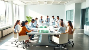 Researchers discuss findings from the ADAPTABLE Aspirin Study in a collaborative environment.