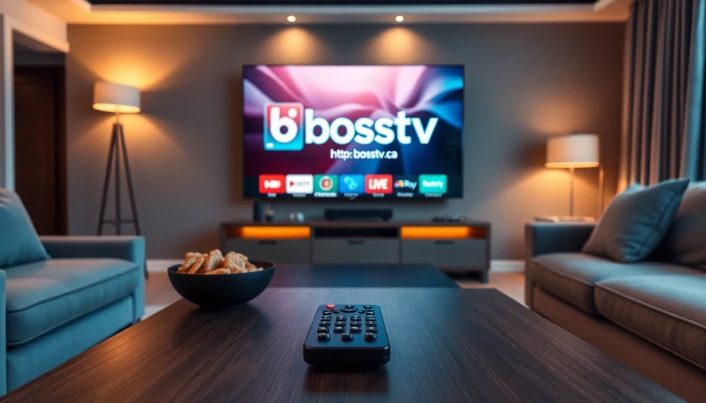 Stream your favorite shows effortlessly with https://bosstv.ca in a cozy living room setting.