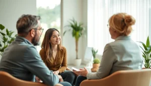 glownexis.com에서 웰니스 전문가가 고객에게 조언하고 있는 모습