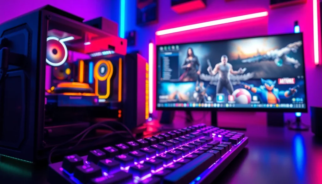 Enhance your experience shopping for gaming needs at https://www.mas4games.com with a vibrant gaming setup.