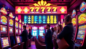 เล่นสล็อตออนไลน์ ในบรรยากาศคาสิโนที่มีชีวิตชีวาและสีสันสดใส