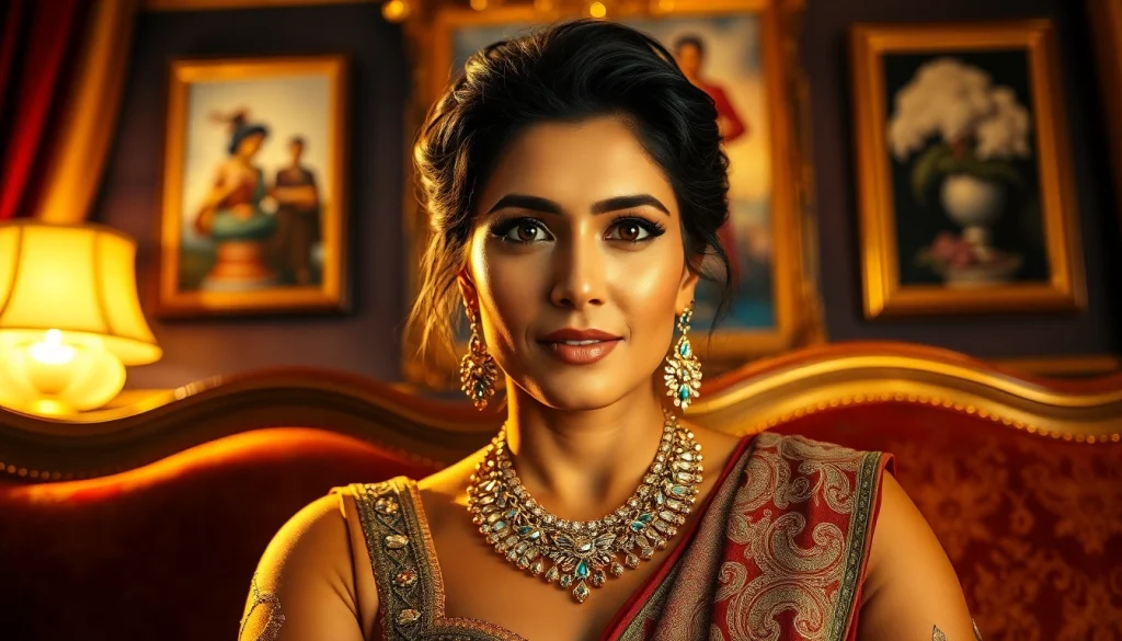 Experience the luxurious lifestyle of Bollywood celebrities through https://bollywoodcelebnetworth.in with this captivating portrait.