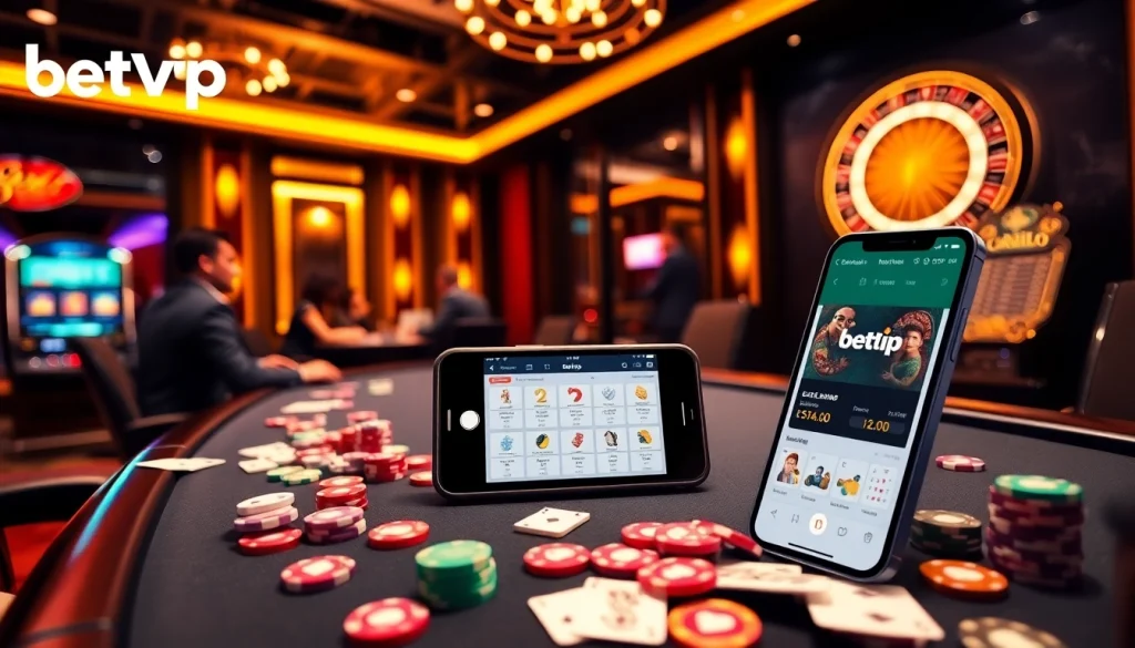Tham gia các trò chơi đầy kịch tính tại Betvip với hình ảnh casino sống động và gameplay tinh tế.