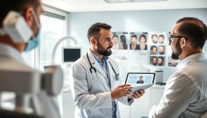 Expert consultation for hair transplant uk in a modern clinic setting with professional specialists.