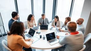 Engage with corporate services at https://fidelitycorporate.com showcasing a team discussion.