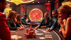 Experience the thrill of high-stakes gambling at RR 88 with an elegant poker scene.