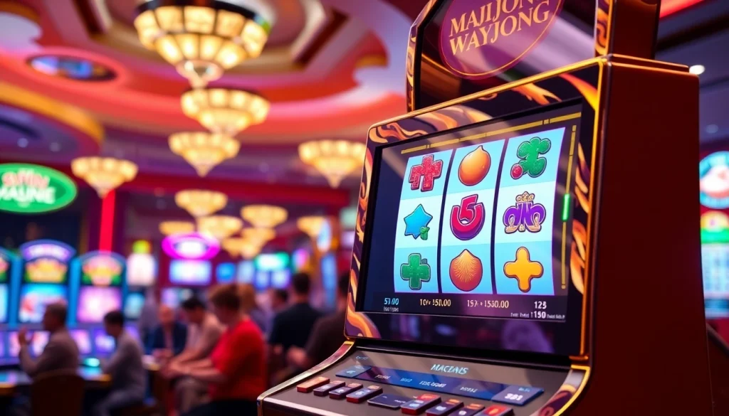 Mainkan mahjong ways 2 slot dengan desain menarik dan simbol berwarna-warni.