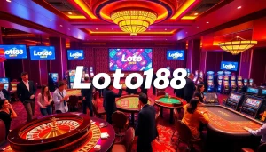 Engaging gamblers at a luxurious casino table, exploring Link Vào Loto188 for thrilling games.