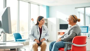 Engaging healthcare consultation at https://tweestedenziekenhuis.nl showcasing professional interaction and warmth.