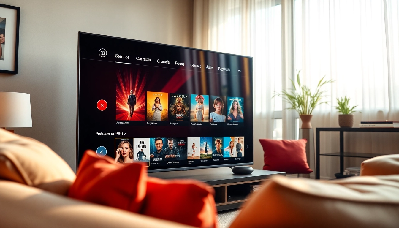 Stream IPTV services effortlessly with https://bosstv.ca on a modern TV setup