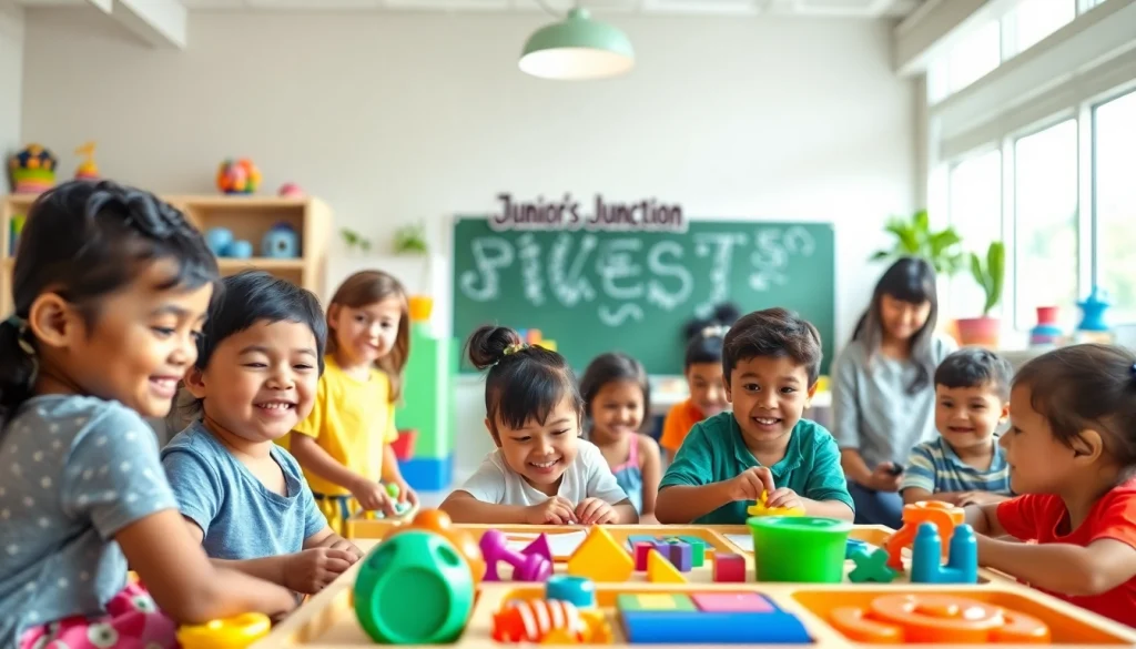 Engaging children's activities at https://juniorsjunction.com showcasing joyful learning experiences.