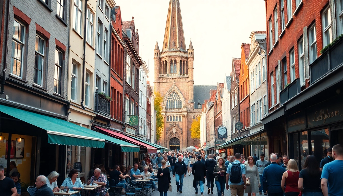 Ontdek het bruisende leven in Utrecht met Allesinutrecht.nl, een levendige stadsfoto van de Domtoren.