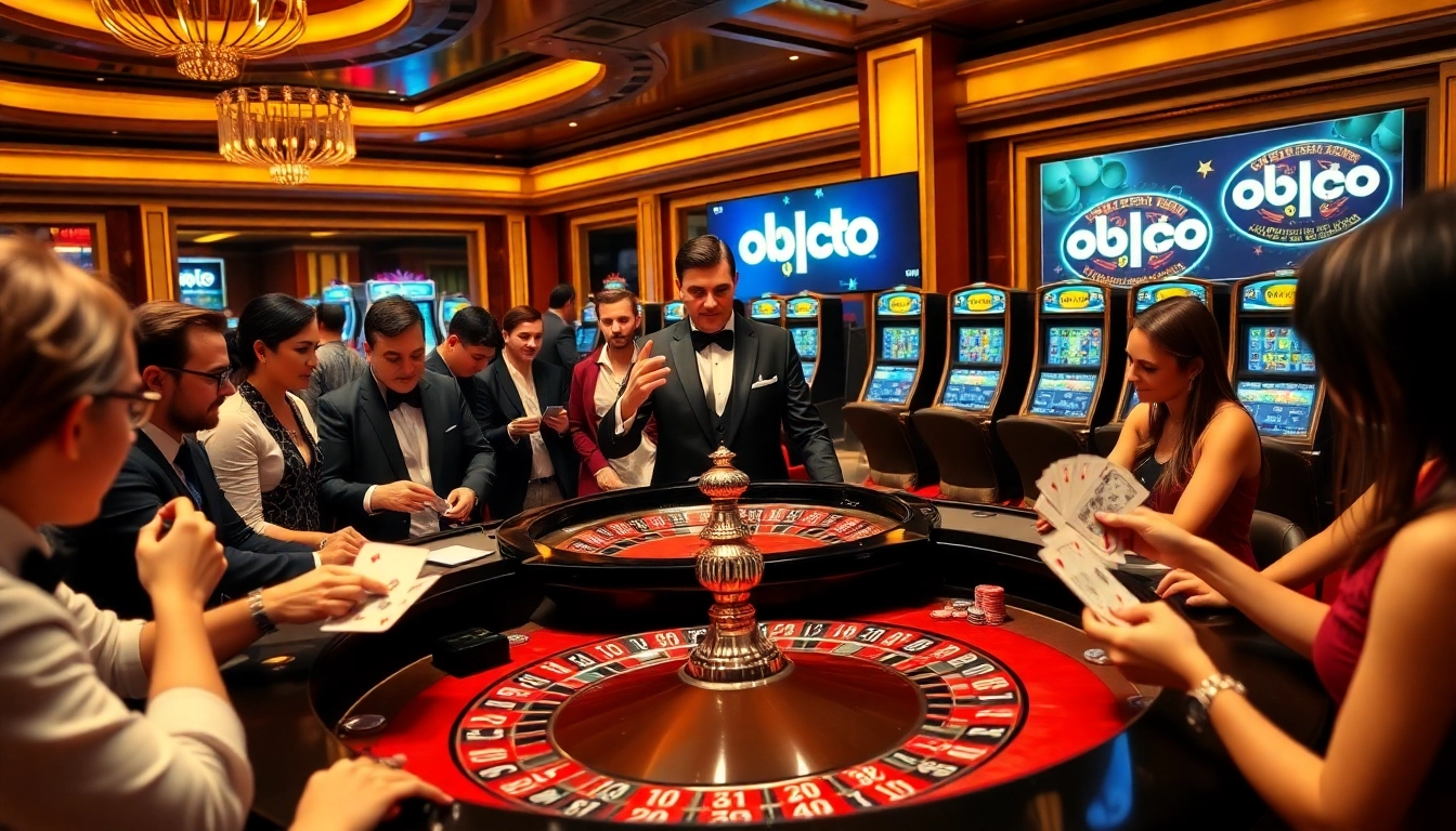 Experience the thrill of gambling with obral toto at a luxurious casino roulette table.