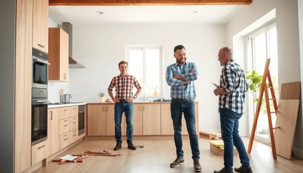 Enhancing a kitchen with home renovation project showcasing collaboration and design elements.