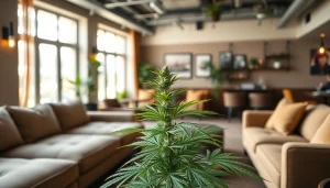 Découvrez le social club espagne dans un cadre relaxant avec des plantes vertes luxuriantes.